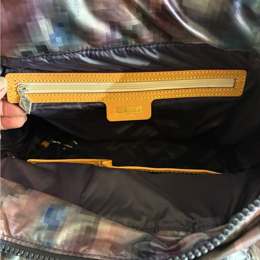 Mz Wallace Medium Metro Tote in Rare Pixel Print - Picture 4 of 10